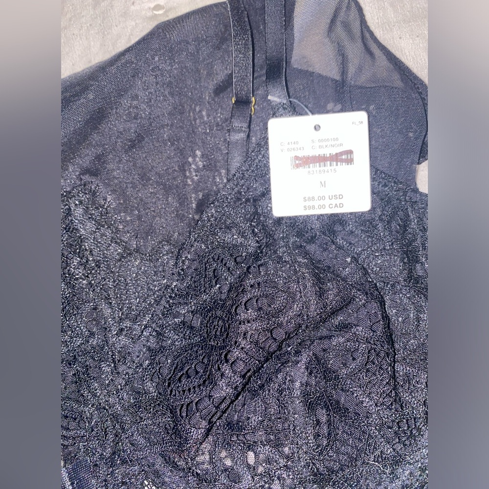 By Anthropologie V-Wire Lace Bodysuit - Picture 7 of 9
